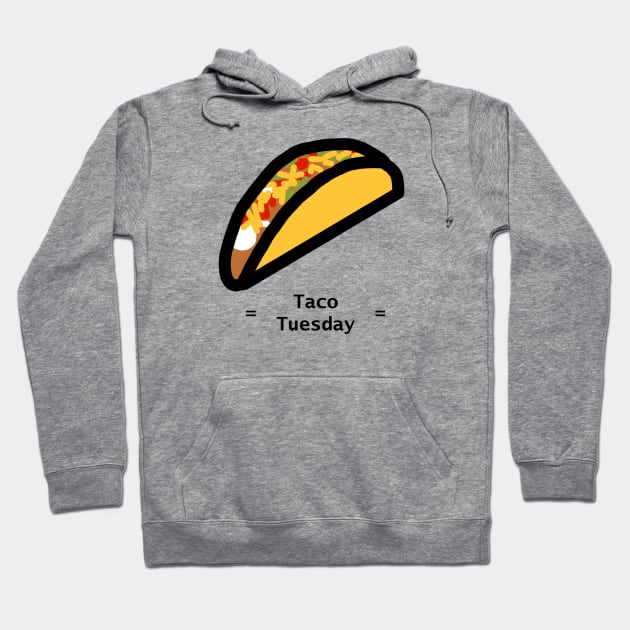 Taco Tuesday Hoodie by ellenhenryart